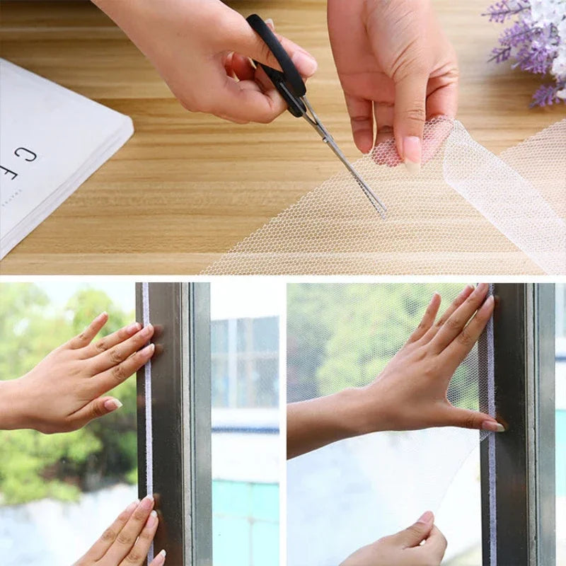 DIY Self-Adhesive Mosquito Window Screen